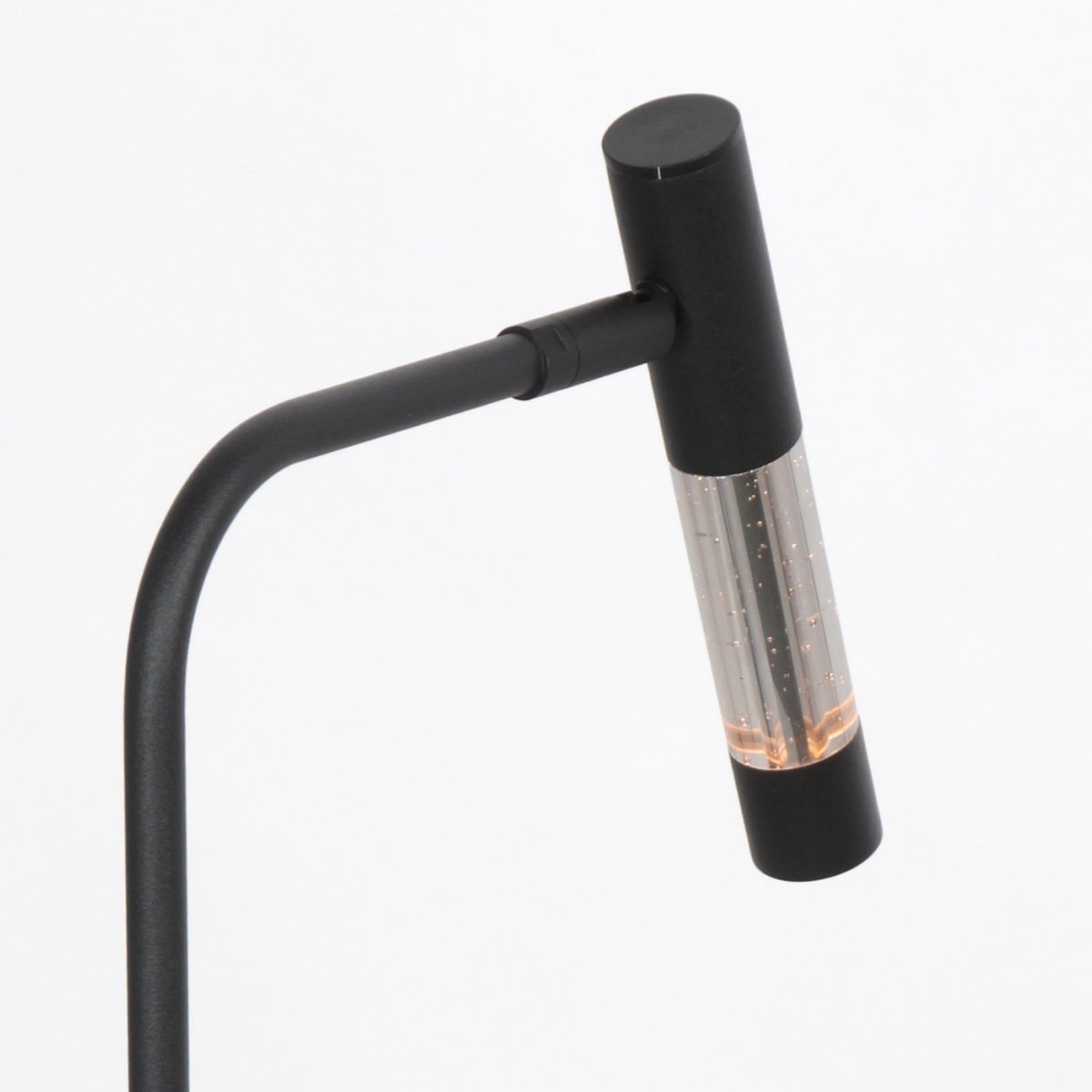 Steinhauer Alisio 4593ZW – Zwarte LED tafellamp met luxe glas en pushdimmer - Afbeelding 4