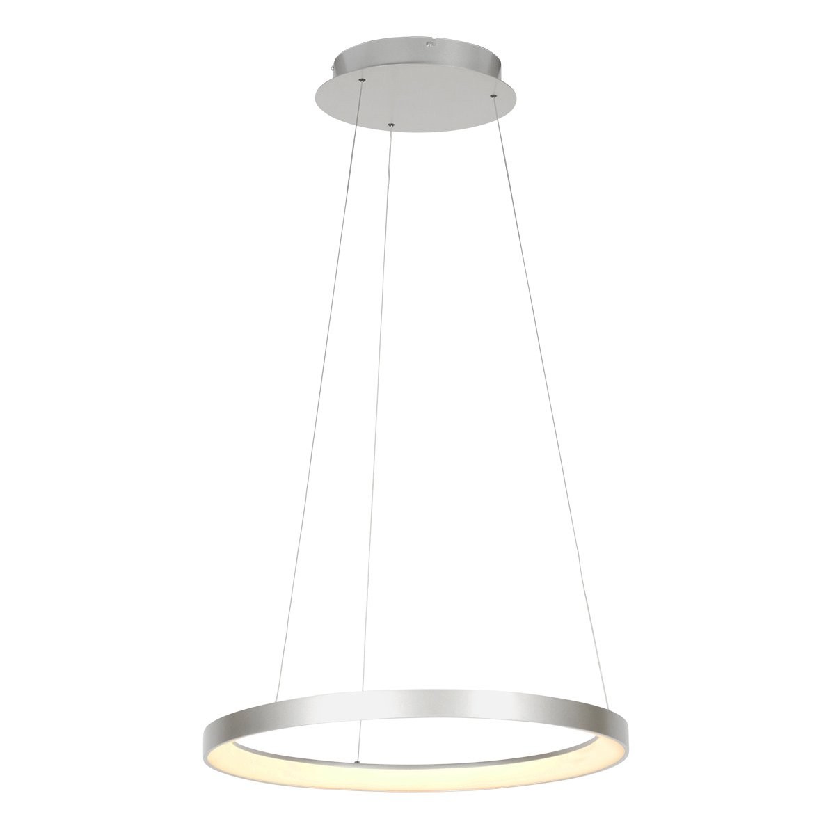 Stalen hanglamp Ringlede 4612ST met cable-lift systeem
