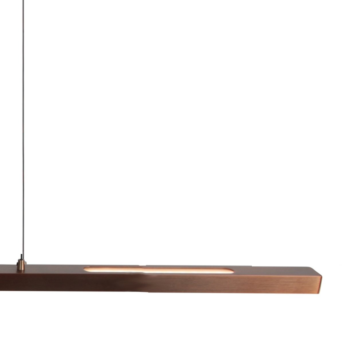 Hanglamp Bande 4906BR bronzen hanglamp met cable lift 80cm breed - Afbeelding 3