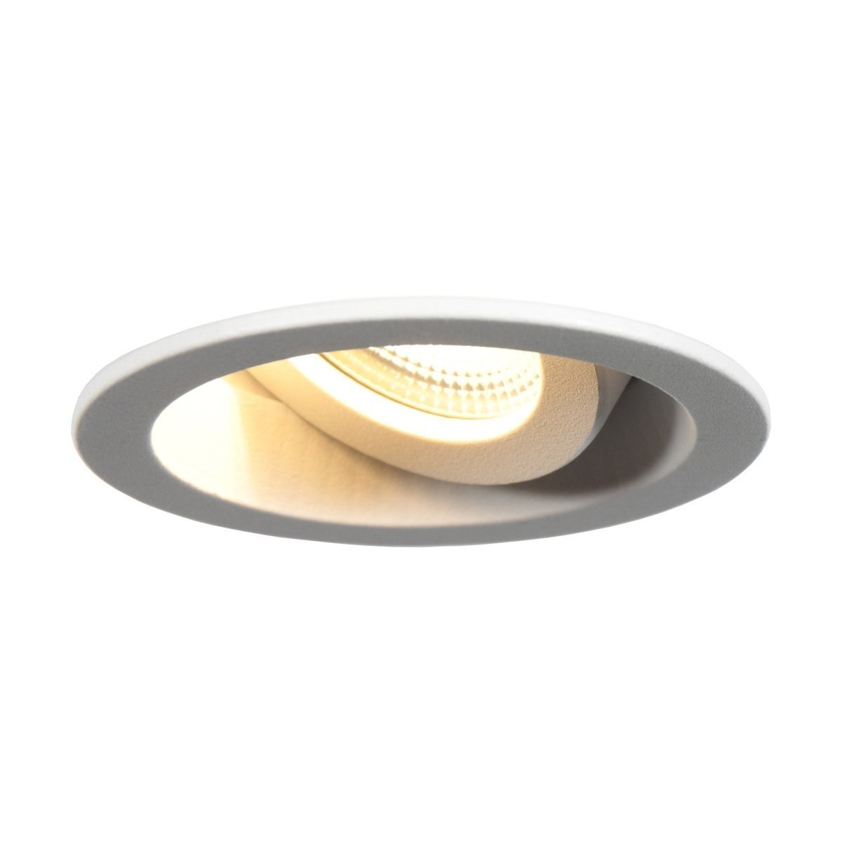 Pelite 4705W – Mat witte inbouwspot met twee lichtstanden - Afbeelding 2
