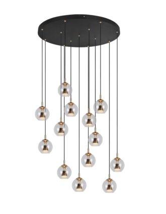 TRIO Select Solenne – 13-Lichts LED videlamp 300cm
