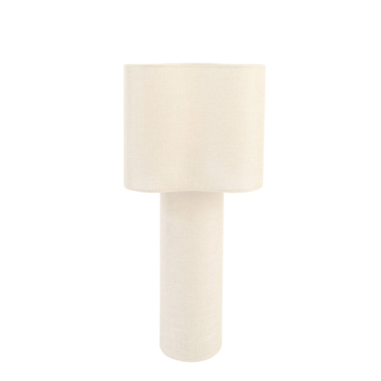 Table lamp Ø25x50 cm BRANY linen natural - Afbeelding 7