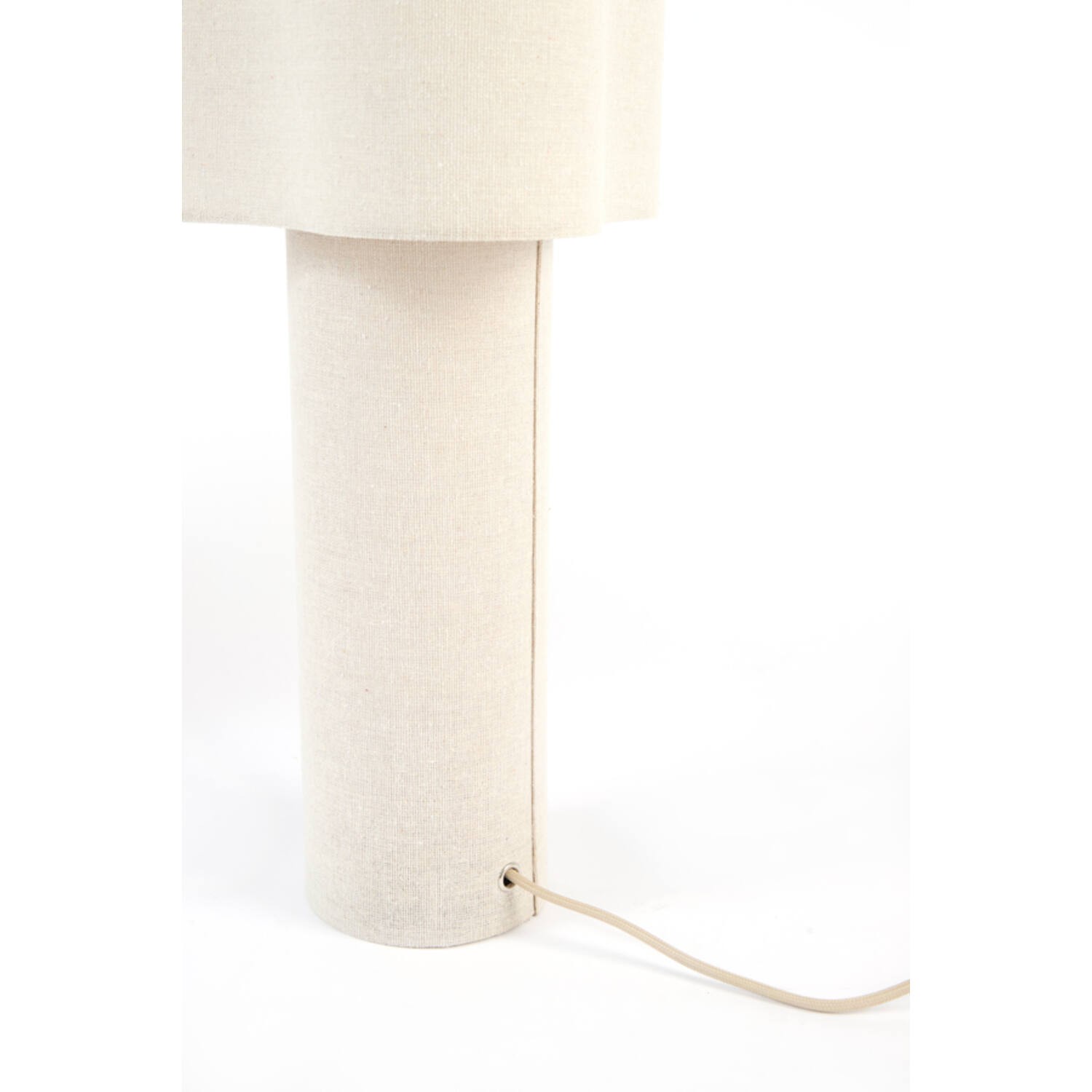 Table lamp Ø25x50 cm BRANY linen natural - Afbeelding 3