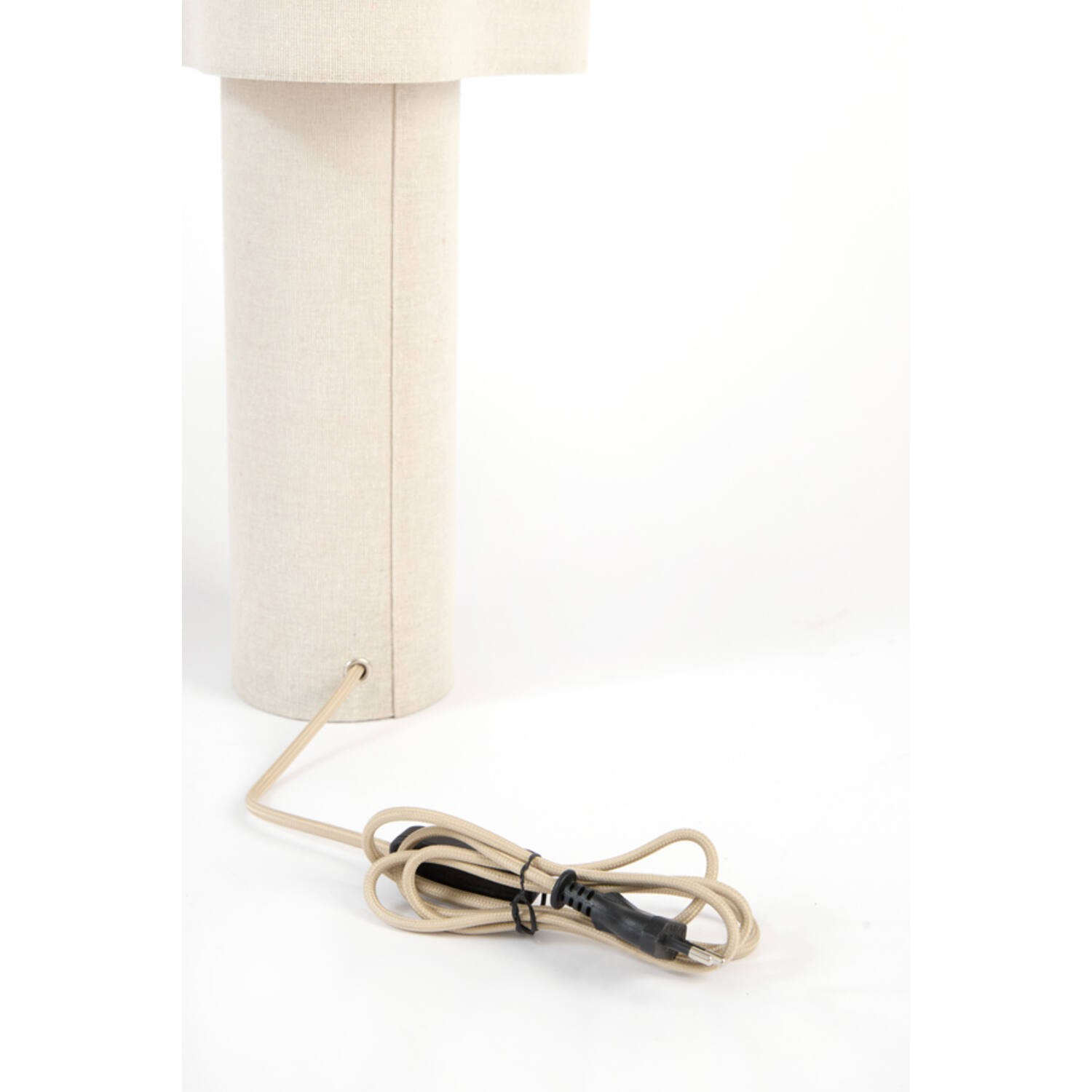 Table lamp Ø25x50 cm BRANY linen natural - Afbeelding 5