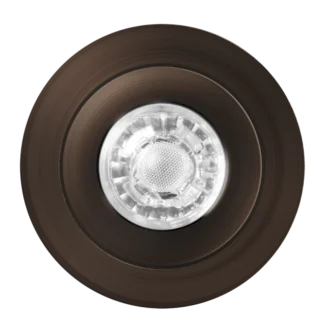 ETH Hugo – Kantelbare GU10 inbouwspot Anodic Brown Ø 85 mm