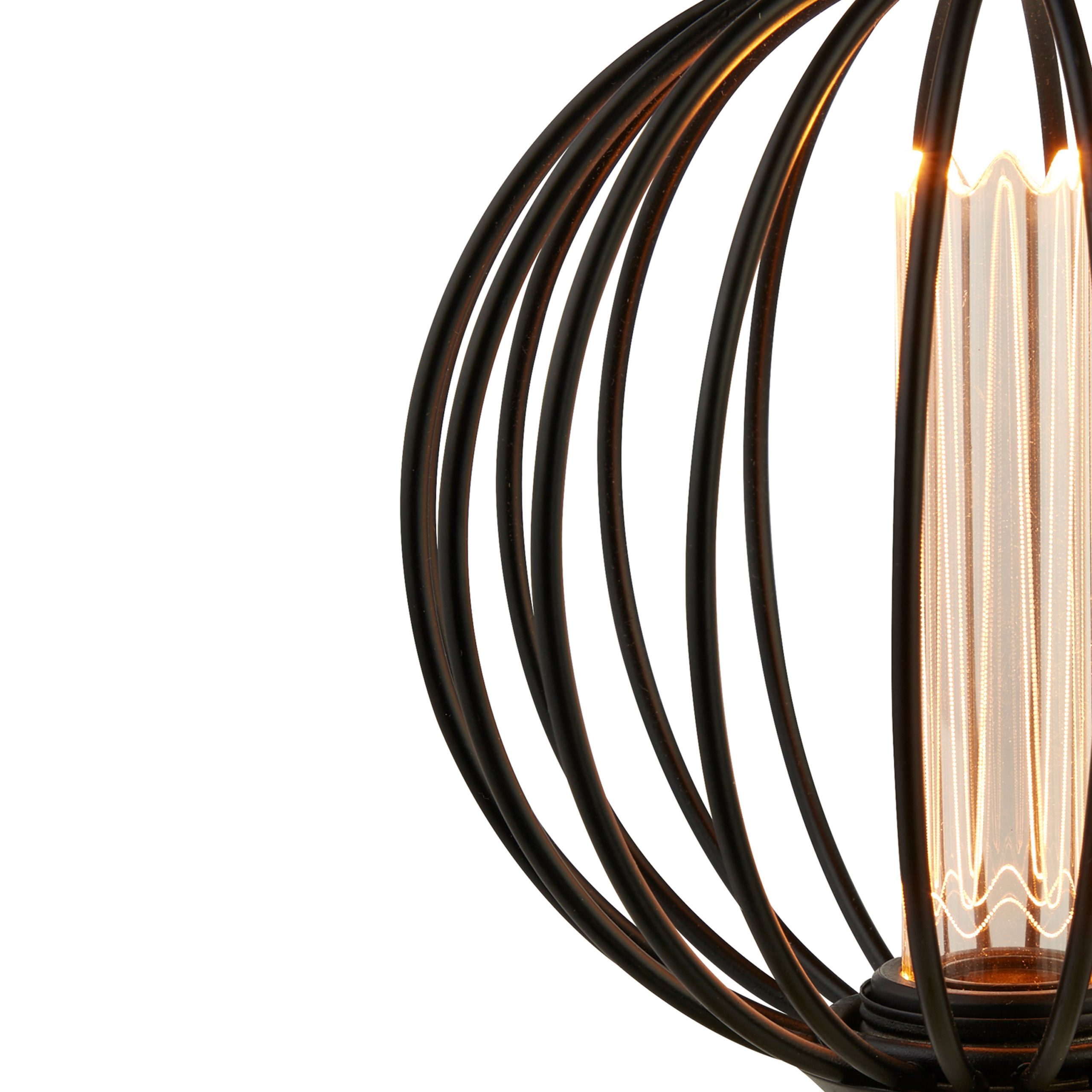Globe LED Lamp Zwart - Afbeelding 5