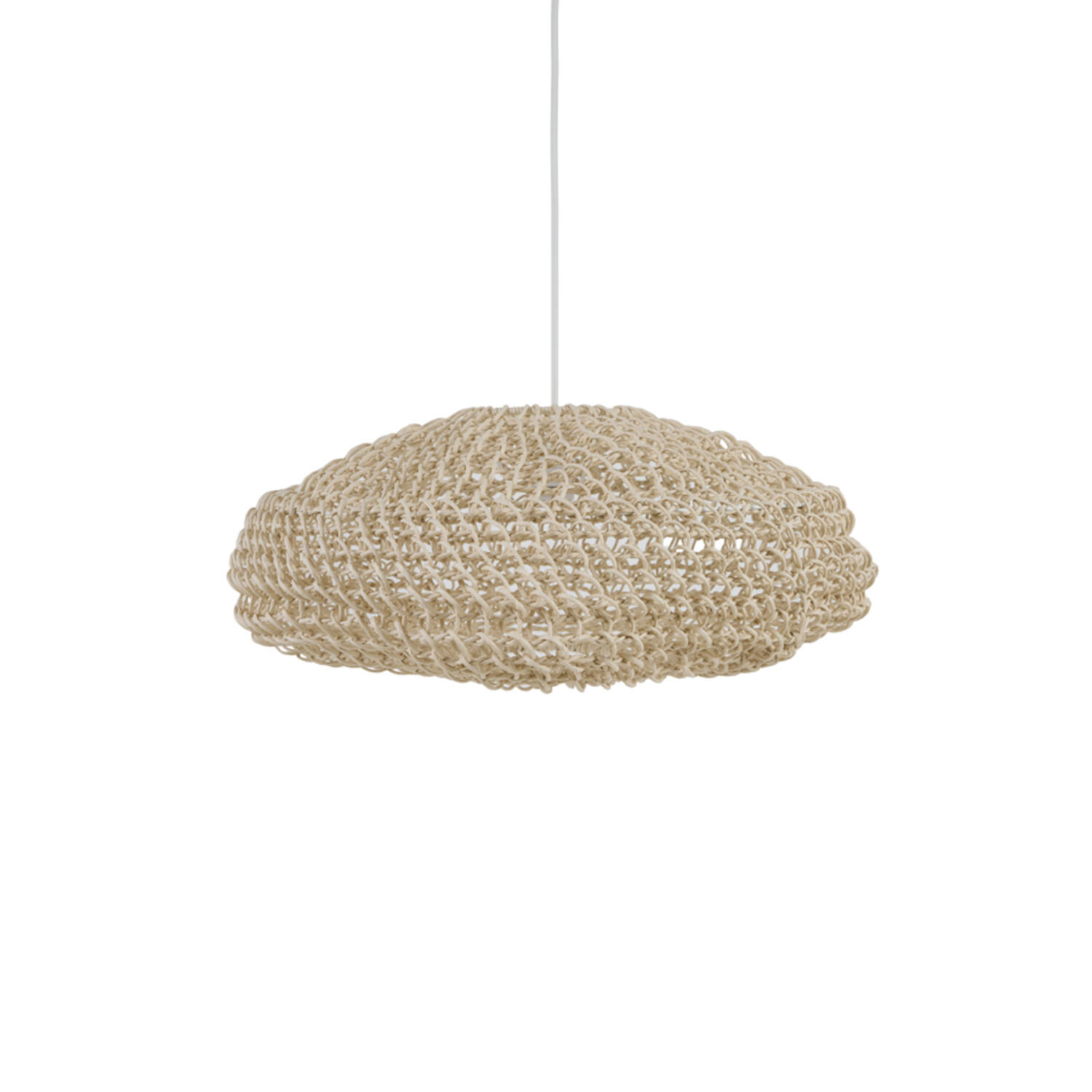 Hanging lamp Ø65x25 cm TWAN cream - Afbeelding 6