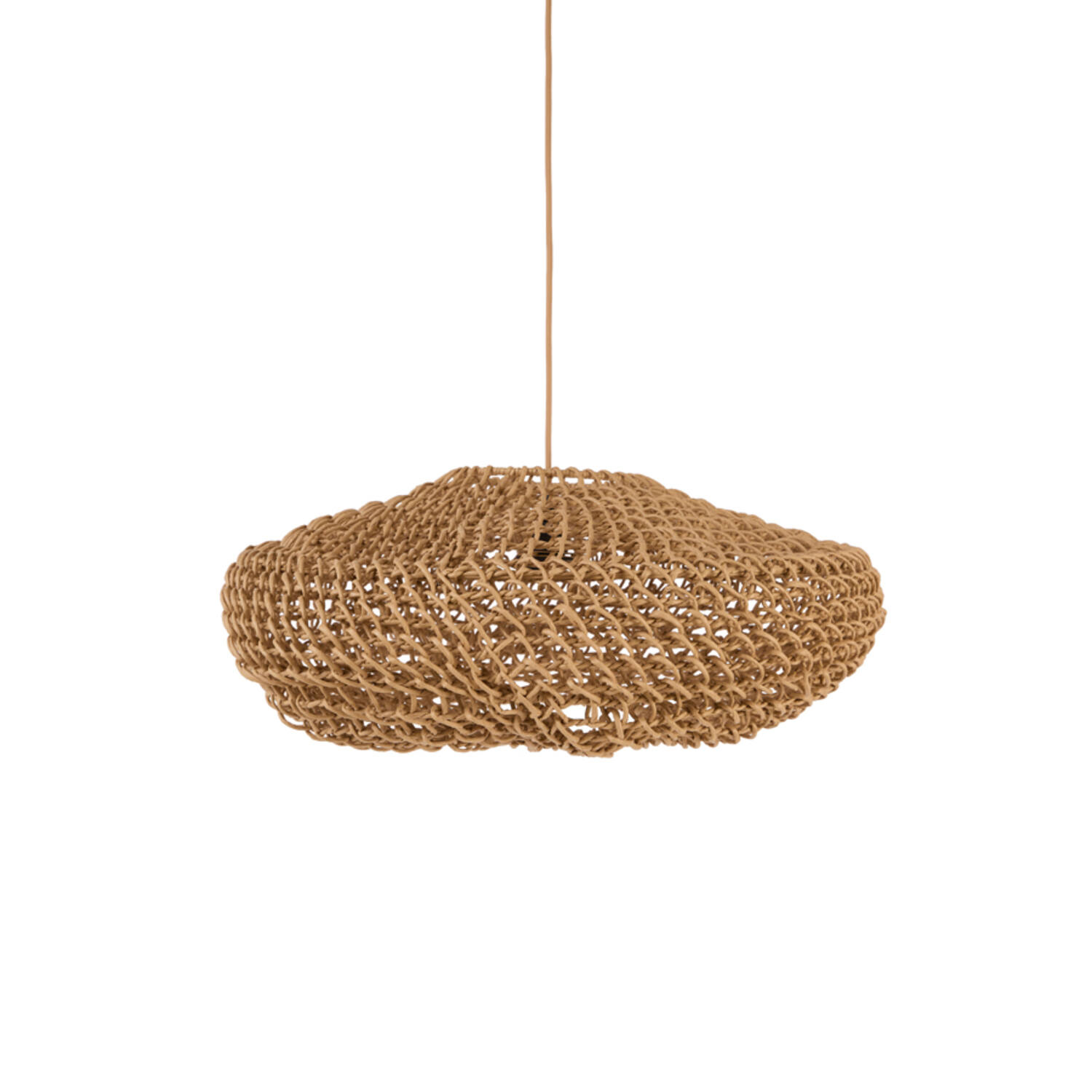 Hanging lamp Ø65x25 cm TWAN light brown - Afbeelding 6
