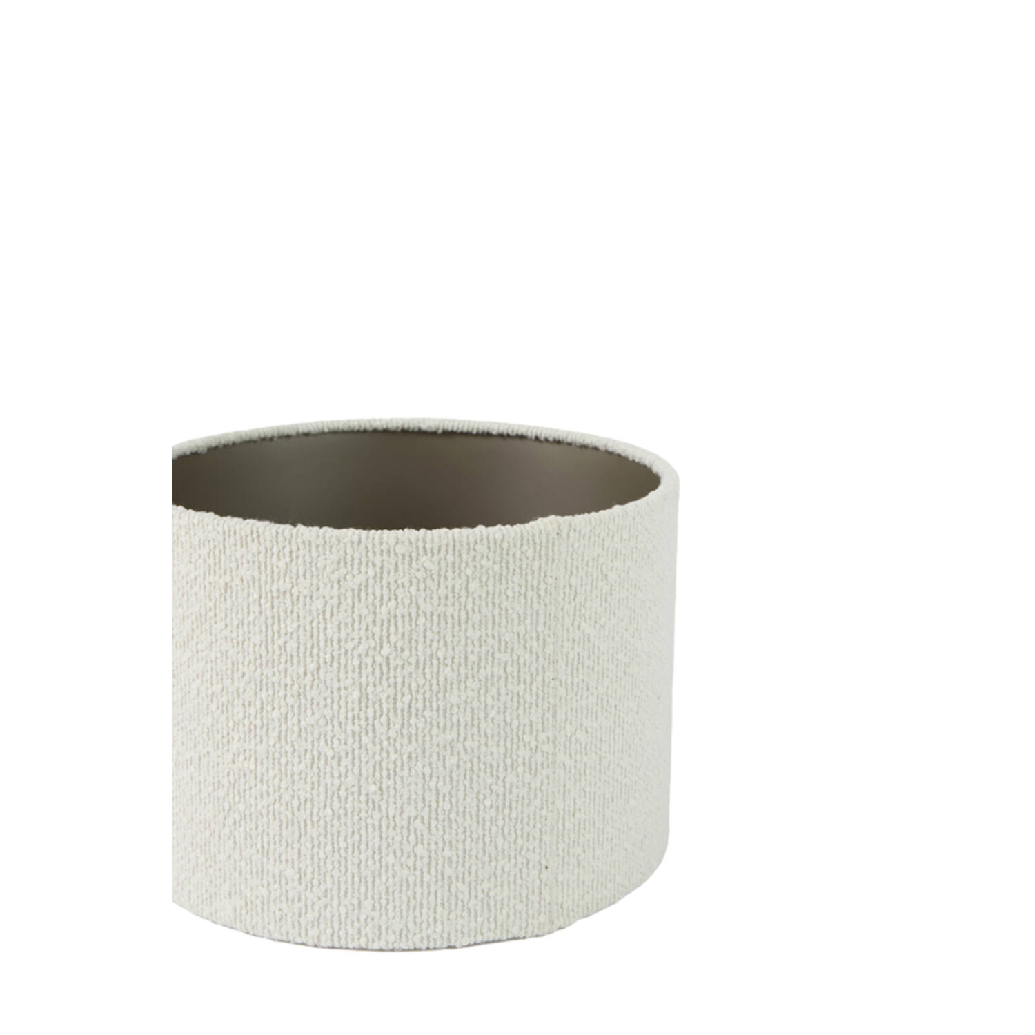 Shade cylinder 20-20-15 cm BOUCLE white - Afbeelding 3