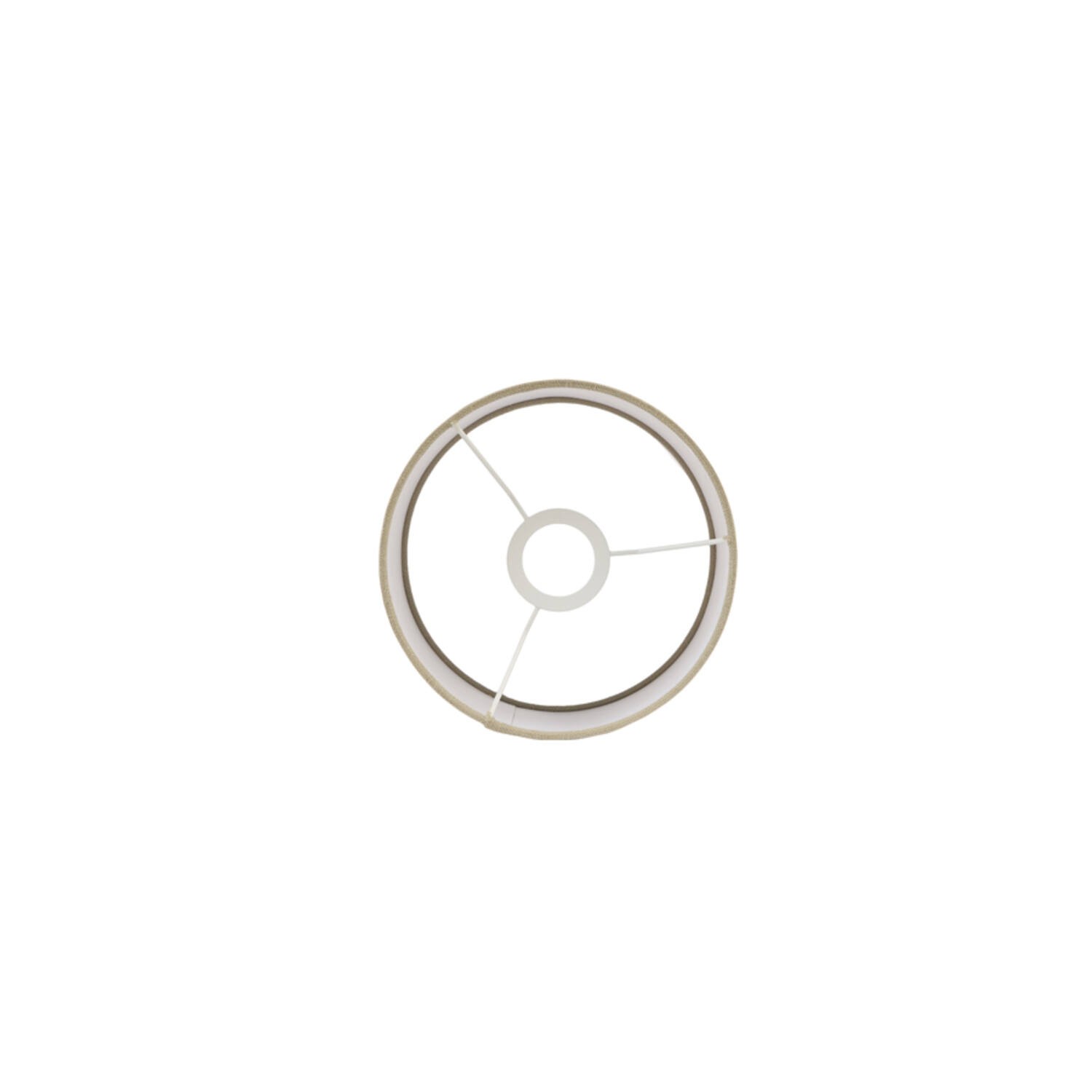 Shade cylinder 20-20-15 cm LINEN light grey - Afbeelding 2