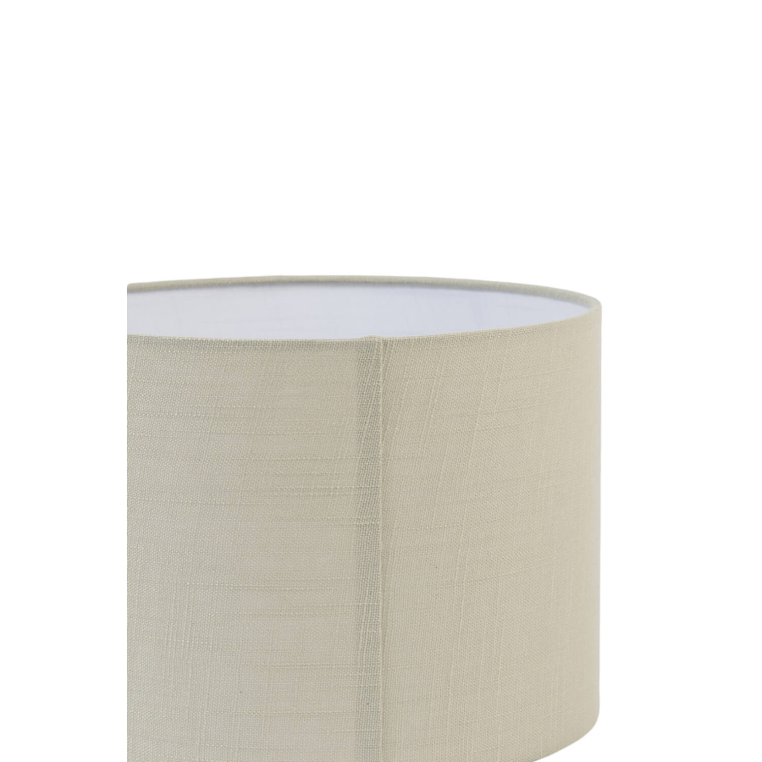 Shade cylinder 30-30-21 cm LINEN light grey - Afbeelding 2