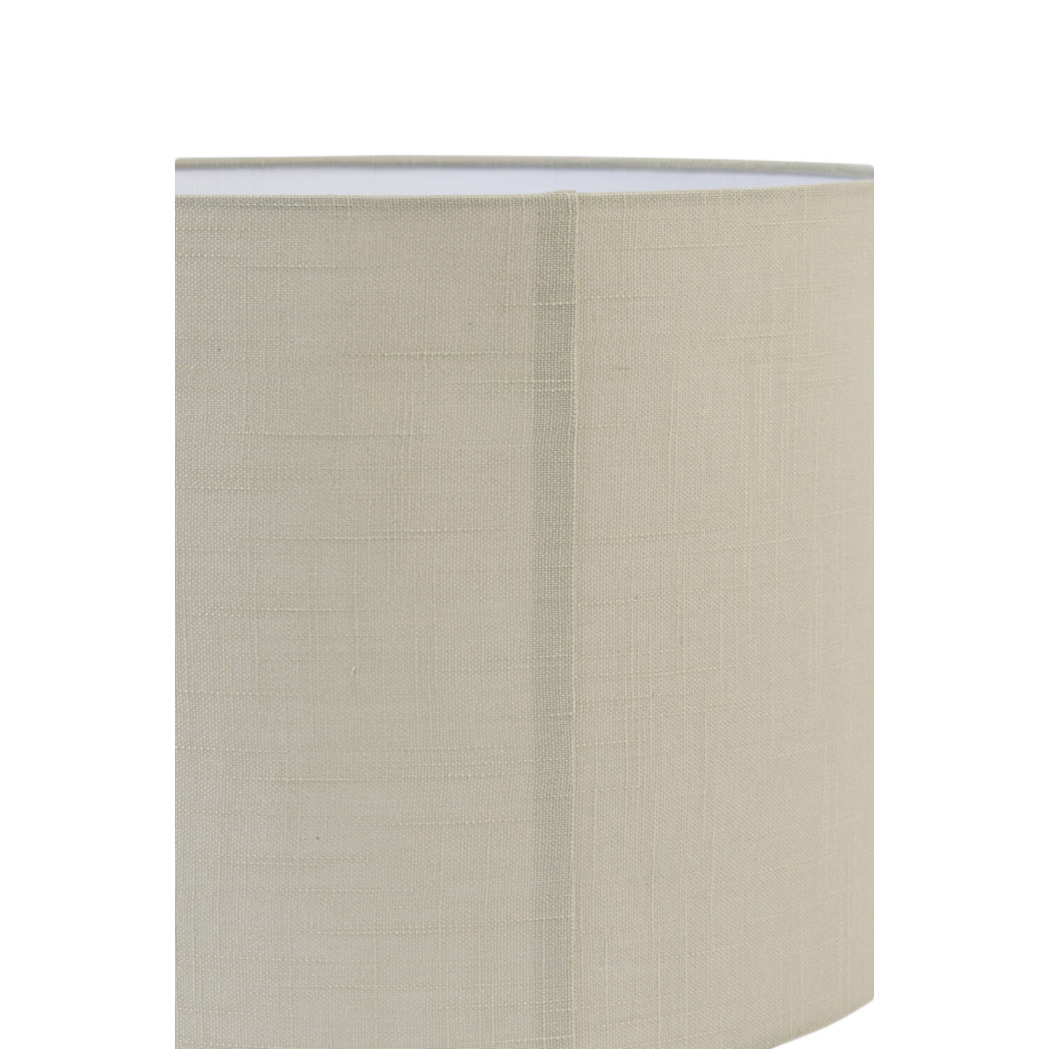 Shade cylinder 40-40-30 cm LINEN light grey - Afbeelding 2