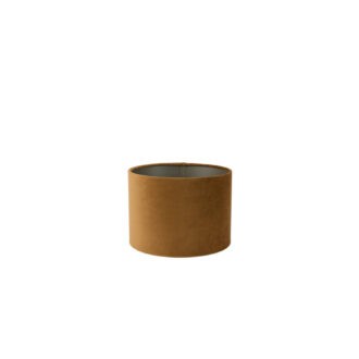 Shade cylinder 25-25-18 cm VELOURS cognac