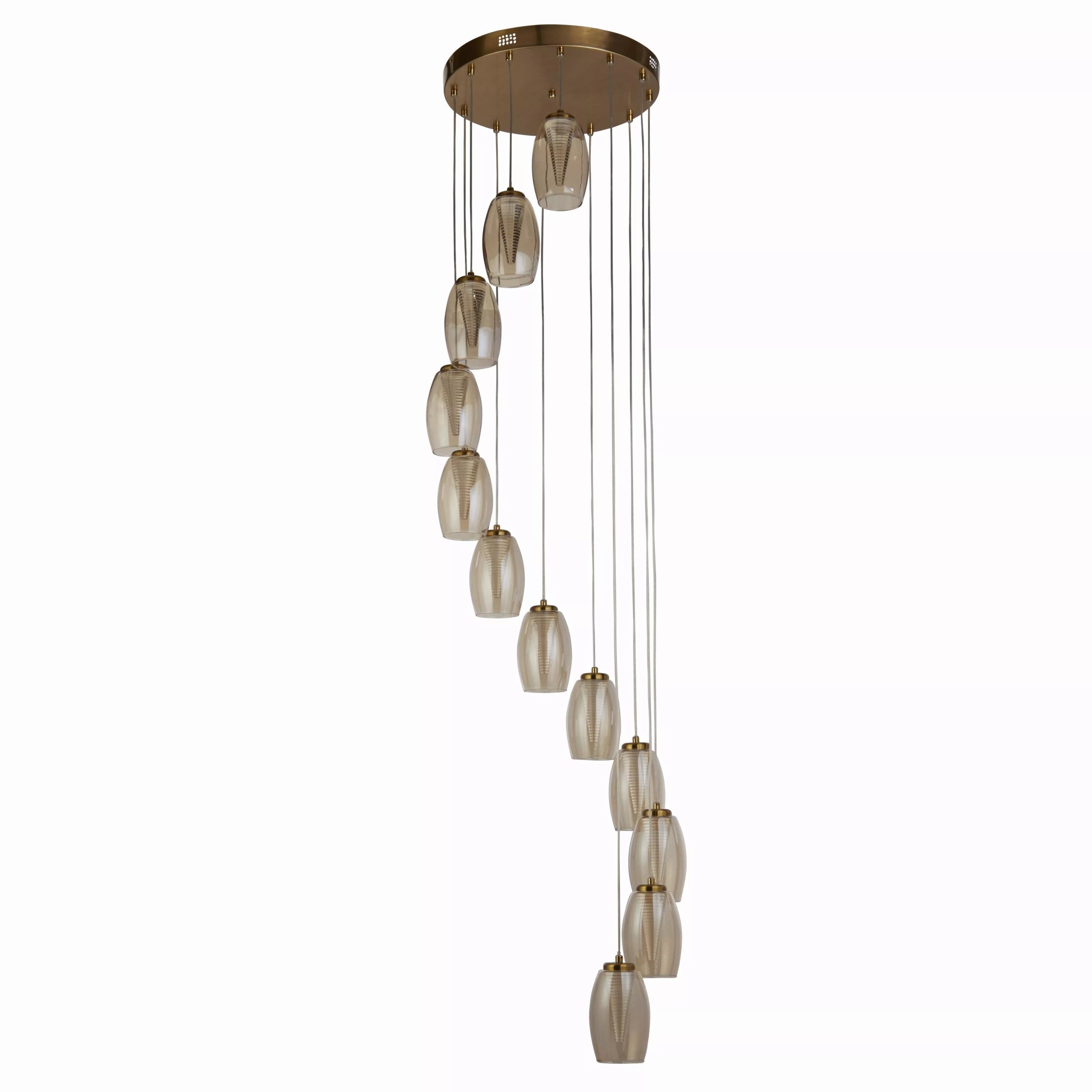 Videlamp Cyclone 12-lichts Brons 200cm - Afbeelding 5