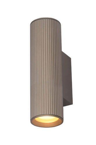 Artdelight Ribella wandlamp champagne – 2-lichts GU10 IP44